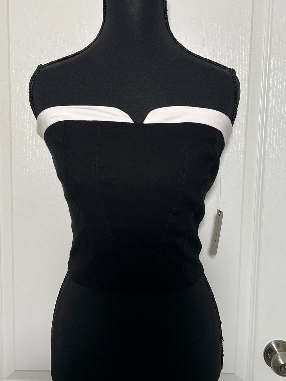NWT Maeve by Anthropologie Strapless Peekaboo Top size S - Picture 5 of 15
